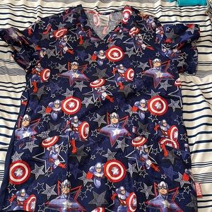 Avengers scrub size small
